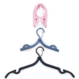 1432 Portable & Foldable Multicolor Plastic Hangers (1pc) - DeoDap