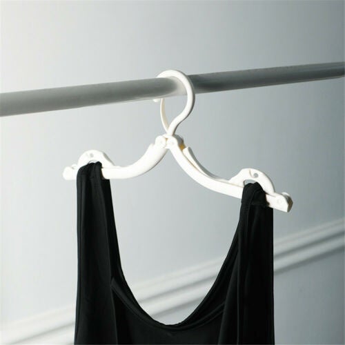 1432 Portable & Foldable Multicolor Plastic Hangers (1pc) - DeoDap