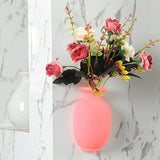 1154 Wall Hanging Silicone Flower Pot Sticker Plant Rack for Decoration  (MultiColour) - DeoDap