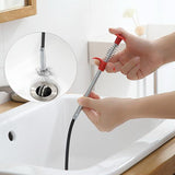 1632 Metal Wire Brush Hand Kitchen Sink Cleaning Hook Sewer Dredging Device - DeoDap