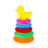 4626 Plastic Baby Kids Teddy Stacking Ring Jumbo Stack Up Educational Toy - DeoDap