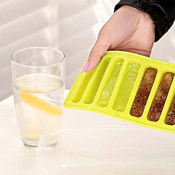 3303 Silicone Kitkat Shape Chocolate Mould, Stick Shape ice-Cube Tray for Water Bottle 1 Pc (Randon Color)