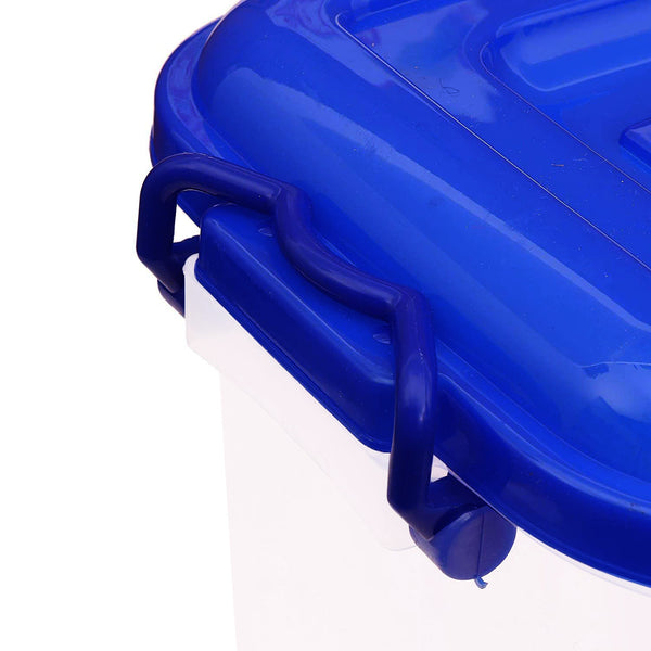 3719 Plastic Container with Side Lock-Handle for Flour, Pulses, Cereal, Atta, Rice, Snacks Etc (11 KG)