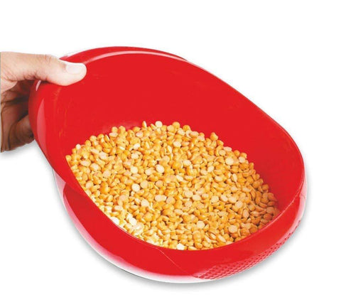 0081 Plastic Colander Strainer (650ml, Multicolour)