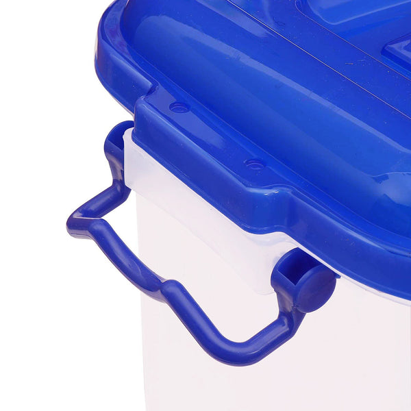 3760 Plastic Container with Side Lock-Handle for Flour, Pulses, Cereal, Atta, Rice, Snacks Etc (3.5 KG)