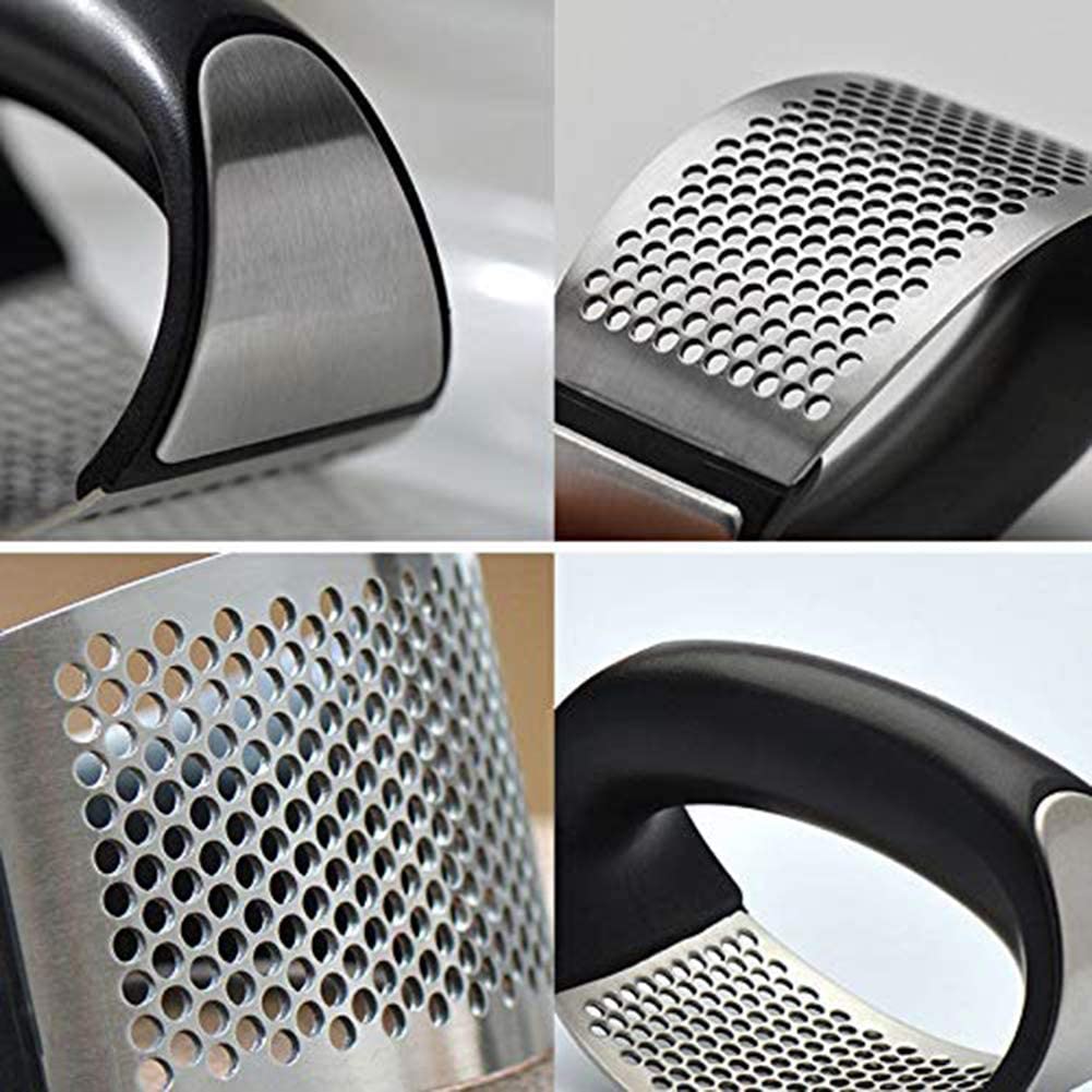 Dropship Garlic Press Rocker; Stainless Steel Garlic Crusher