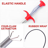 1632 Metal Wire Brush Hand Kitchen Sink Cleaning Hook Sewer Dredging Device - DeoDap