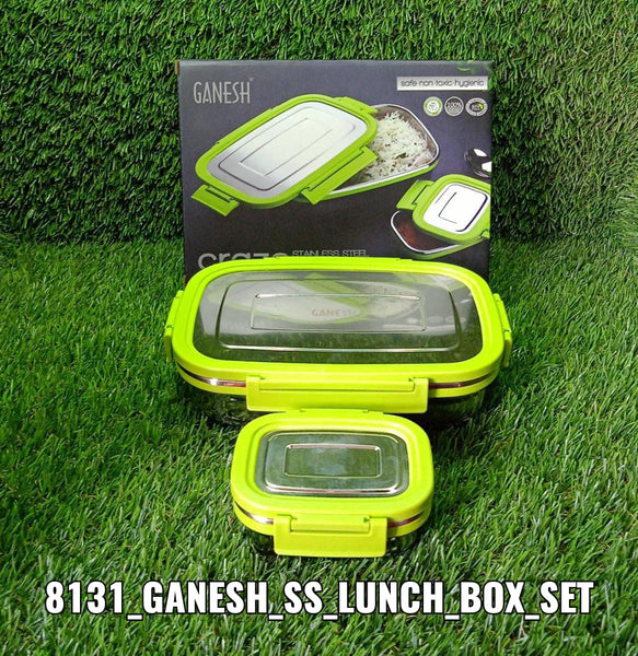 8131 stainless Steel Lunch Pack for Office & School Use DeoDap
