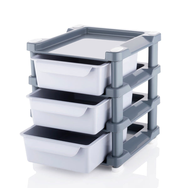 4767 Mini 3 Layer Drawer Used for storing makeup equipments and kits used by womens and ladies. DeoDap