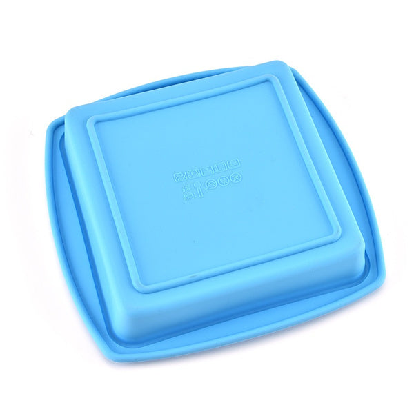 3317 Silicone Square Pan Cake Mould   Non-Stick makeing and  Bakeware Pan Cake for making different Homemade Item Reusable Food-Grade, 10x10 Inch (Pack of 1)