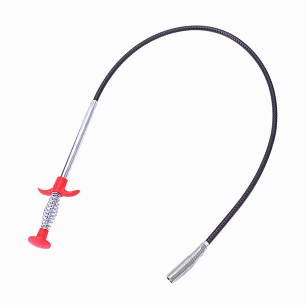 1632 Metal Wire Brush Hand Kitchen Sink Cleaning Hook Sewer Dredging Device - DeoDap