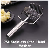 0750_Stainless Steel Hand Masher (Mash for Dal/Vegetable/Potato/Baby Food/pav bhaji DeoDap