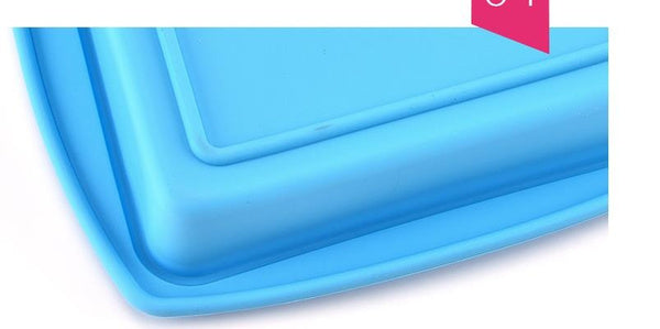 3317 Silicone Square Pan Cake Mould   Non-Stick makeing and  Bakeware Pan Cake for making different Homemade Item Reusable Food-Grade, 10x10 Inch (Pack of 1)