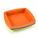 3317 Silicone Square Pan Cake Mould   Non-Stick makeing and  Bakeware Pan Cake for making different Homemade Item Reusable Food-Grade, 10x10 Inch (Pack of 1)
