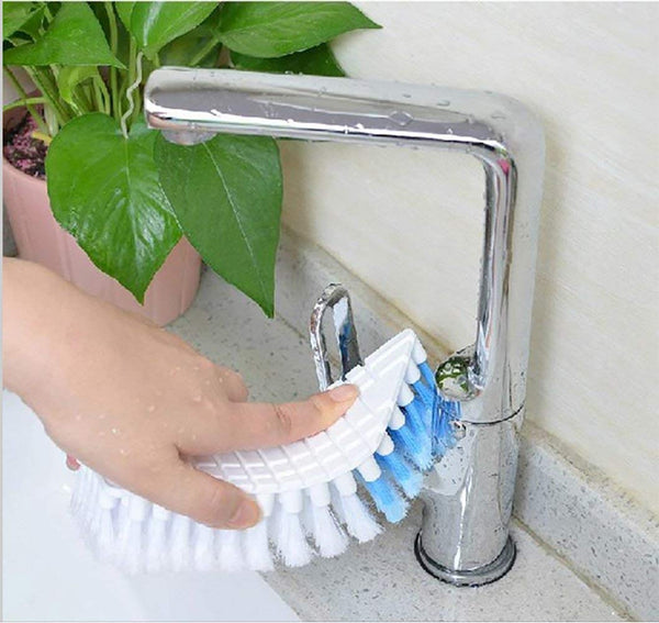 1427 Flexible Plastic Cleaning Brush for Home, Kitchen and Bathroom, - DeoDap