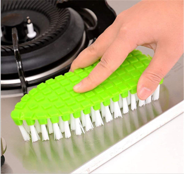 1427 Flexible Plastic Cleaning Brush for Home, Kitchen and Bathroom, - DeoDap