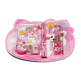 7958 8 in1 Mix Stationery  for Kids, Stationary Set Including Pencil Ruler Rubber Pencil Sharpener, Pencil Cover, School, Office Product Gift