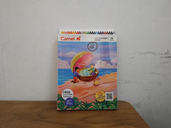 AM3314 Camel Jumbo Wax Crayons 26 Shades