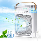 4904 Portable Air Conditioner Fan 7 Color Changing Light (Big / 1 Pc)