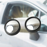 9538 Car Blind Spot Side Mirror Round HD Glass Blindspot Mirror Convex Rear View Mirror,(2 Pcs Set)