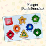 A07151 Dinosaur Theme Wooden Peg Knob Puzzle Board mix