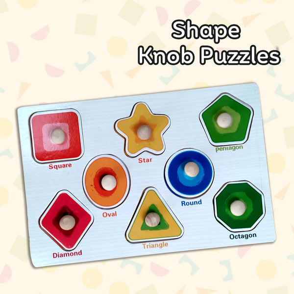 A07151 Dinosaur Theme Wooden Peg Knob Puzzle Board mix
