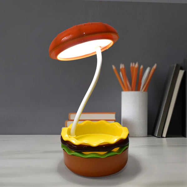 13406 Burger Delight: Folding LED Night Lamp (1 Pc)