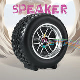 7319 Wireless Speaker Battery 1200mAh Tyre-Shaped Bluetooth Speaker Portable Sound Companion 1 Piece