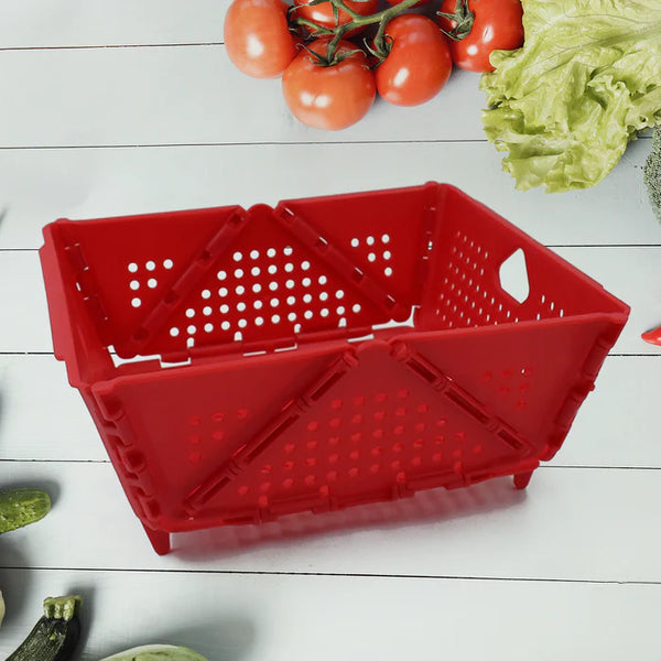 12031 Storage Basket Box with Holes Ventilated Design (23×20 Cm / 1 Pc)