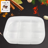 10302 Plastic 5- Compartment Excellent container Reusable Lunch Box (1 Pc)