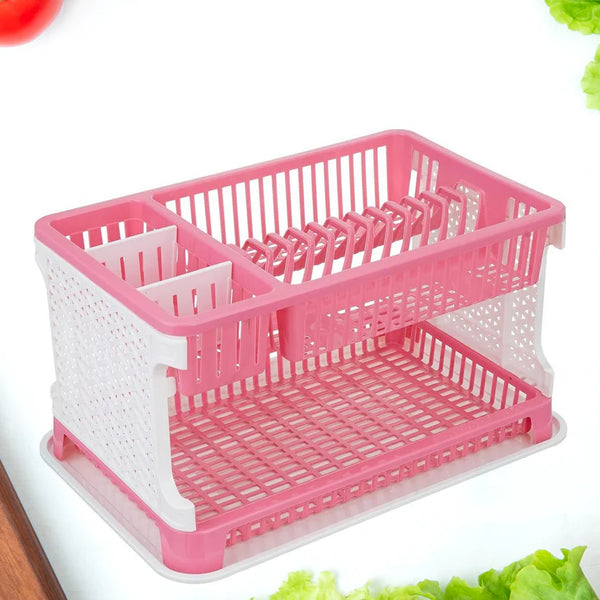 11952 Plastic Kitchen Organizer Rack with Water Storing Tray