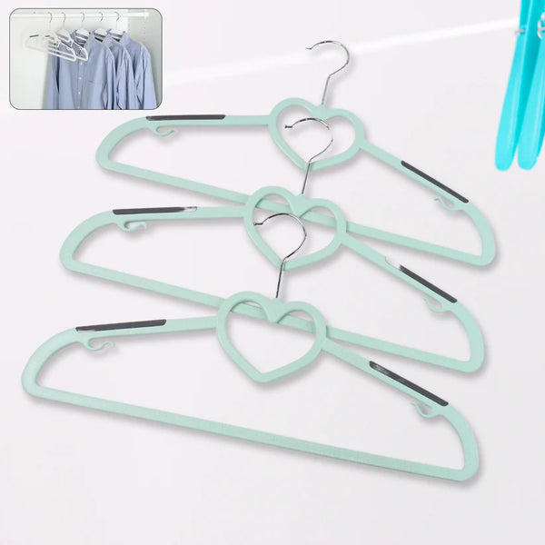 15263 Plastic Clothes Hangers, Slim & Durable Space-Saving Hangers (3 Ps)