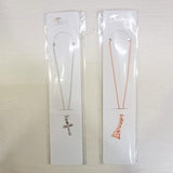 AM5772 Rose Gold Pendant Necklace for Women - Multidesign