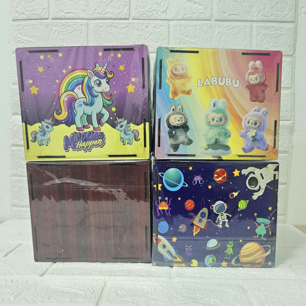 AM6124 Wooden Unicorn Piggy Bank/Money Bank 1,00,000 Goal Tracker