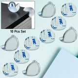 9608 Corner / Edge Guards Clear Corner Protectors (Big 4 Cm / 10 Pcs Set)