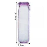 10068 Food Storage Bag Bottles Shape Ziplock Bags Reusable (1 Pc / 500 ML)