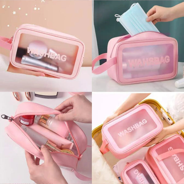 12682 COSMETIC POUCH, MAKE UP BAG FOR HOME & TRAVEL