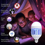 6898 12W MOSQUITO KILLER LAMP E27 SUMMER MOTHS FLYING INSECTS LED ZAPPER MOSQUITO KILLER LAMP LIGHT BULB HOUSEHOLD: 12W