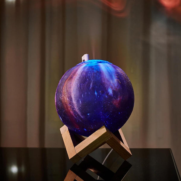 7236 3D 2 in 1 LED Printed Moon Lamp & Aroma Diffuser (1 Pc)