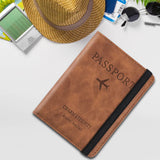 5000 Passport Holder Cover PU Leather Travel Wallet case (1 Pc / 15×11 Cm)