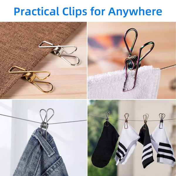 AM6350 Multipurpose Metal Hanging Clips - Pack of 10