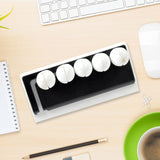 14014 5 Slots Adhesive Desk Cable Cord Holder for Charging Cable (1 Pc / Mix Color)