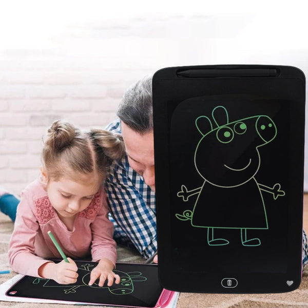 1412 Portable LCD Writing Board Slate Drawing Record Notes Digital Notepad with Pen Handwriting Pad Paperless Graphic Tablet for Kids 12 inch