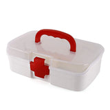 12980 3 Compartment Medical Box 1 Piece Indoor Outdoor Medical Utility Medicine Storage Box Purpose Regular Medicine