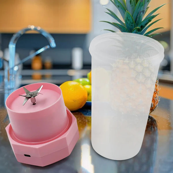 10041 Portable Multifunctional Electric Juicer Cup, USB Juice Maker 6 blade (350 ML)