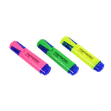 8911 Highlighter Pen, Assorted Colours Water Based Broad Tip Writing Marker (3 Pcs Set)