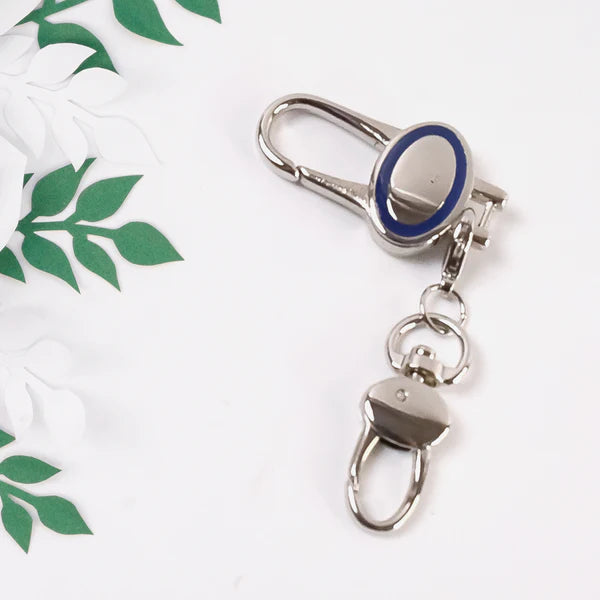 8905 Metal Retractable Key Chain Recoil Keyring Heavy Duty Wire Rope