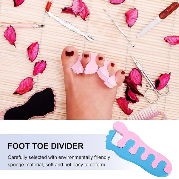 13829 Toe Separators, Toe Spacers Sponge Toe Stretcher Pedicures (1 Pair)