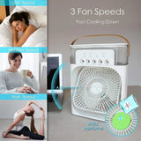 4904 Portable Air Conditioner Fan 7 Color Changing Light (Big / 1 Pc)