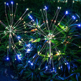 15106 Colorful Multi Led Outdoor Solar Garden Lights (2 Pcs Set)